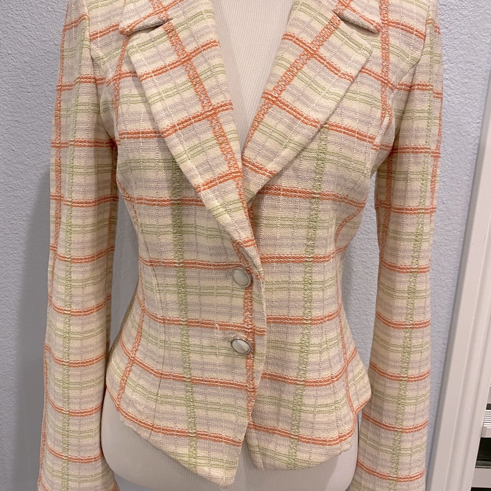 St John plaid jacket